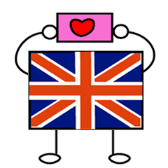moving the United Kingdom flag