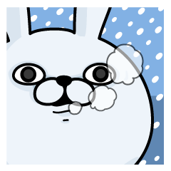 Rabbit100 Winter Line Stickers Line Store
