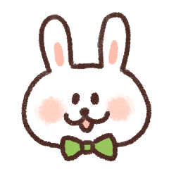 tomboy rabbit sticker Revised edition