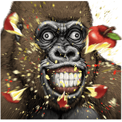 Gorilla Gorilla 7 Line Stickers Line Store