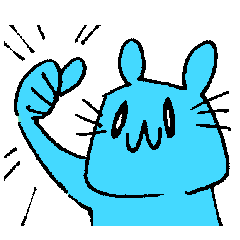 animal sticker! colorful!