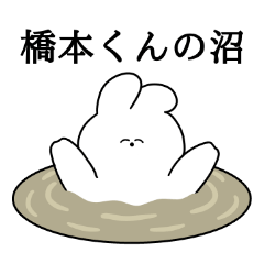 I love Hashimoto-kun Rabbit Sticker