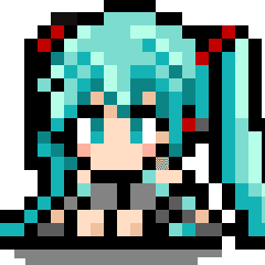 ドット絵初音ミクの動くスタンプ Line スタンプ Line Store