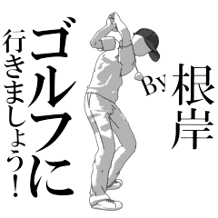 NEGISHI's exclusive golf sticker.