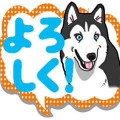 わんこ日和 シベリアンハスキー 7 Line スタンプ Line Store
