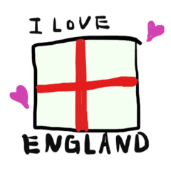 Flag of England Man