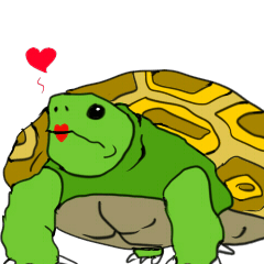 生無可戀的烏龜