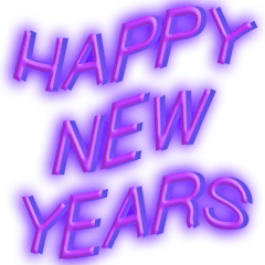 Happy New Years Vaporwave Theme Line Stickers Line Store