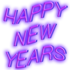 happy new years (vaporwave theme)