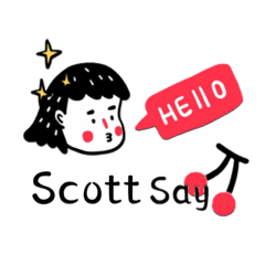 Scott-名字-Sticker