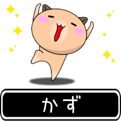 Kazu only cute high speed Sticker