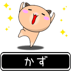 Kazu only cute high speed Sticker