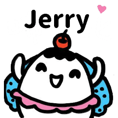 Miss Bubbi name sticker - For Jerry