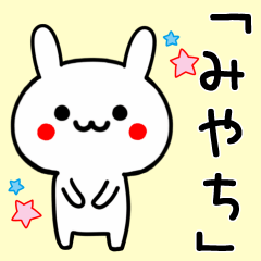 Sweet Rabbit Sticker For MIYACHI