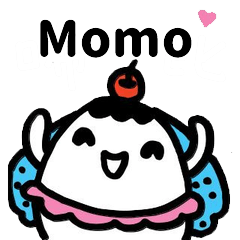 Miss Bubbi name sticker - For Momo