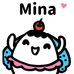 Miss Bubbi name sticker - For Mina