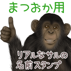 Matsuoka Monkey's real name Sticker