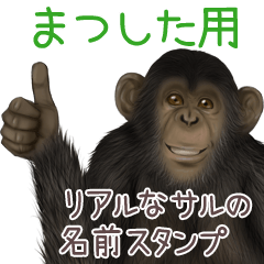 Matsushita Monkey's real name Sticker