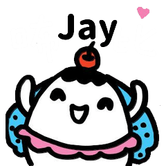 Miss Bubbi name sticker - For Jay