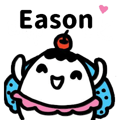 Miss Bubbi name sticker - For Eason