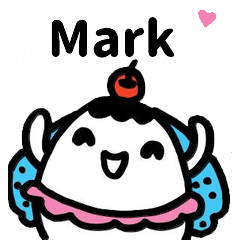 Miss Bubbi name sticker - For Mark