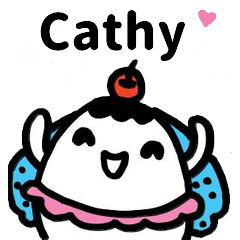 Miss Bubbi name sticker - For Cathy