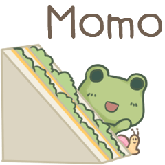 打麵蛙(日常實用) - 姓名【Momo】專用
