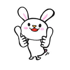 rabbit sticker language