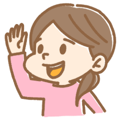 Girl's stamp to send to your friends