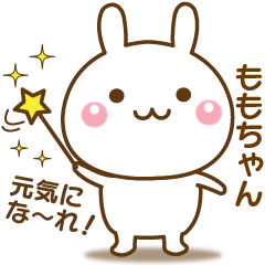 ももちゃんを気遣う 名前スタンプ Line スタンプ Line Store