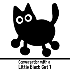 Conversation with a Little Black Cat 1