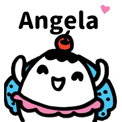 Miss Bubbi name sticker - For Angela