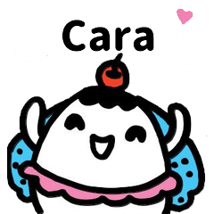 Miss Bubbi name sticker - For Cara