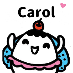 Miss Bubbi name sticker - For Carol