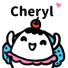 Miss Bubbi name sticker - For Cheryl