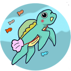 turtle and sea horse
