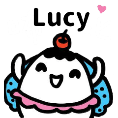 Miss Bubbi name sticker - For Lucy