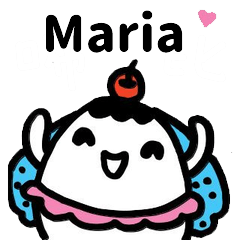 Miss Bubbi name sticker - For Maria