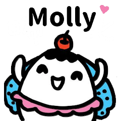 Miss Bubbi name sticker - For Molly