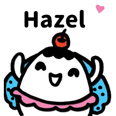 Miss Bubbi name sticker - For Hazel