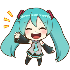 Kyun Hatsune Miku Line Stickers Line Store