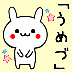Sweet Rabbit Sticker For UMEDU