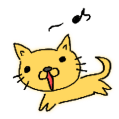 japanese lovely character "Stray cat"