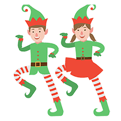 Christmas Elf & Friends