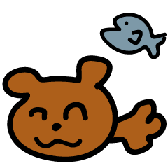 bear&fish Stamp