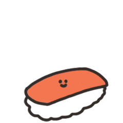 The sushi which moves