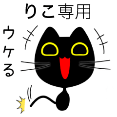 【りこ】専用の黒猫です