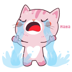 Keluarga Kucing (Mini Pack) - Stiker LINE  LINE STORE