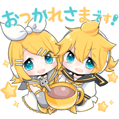 鏡音リン 鏡音レン 丁寧なスタンプ Line スタンプ Line Store