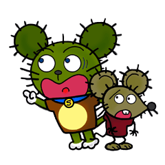 Cactus Dog and Cactus Mouse